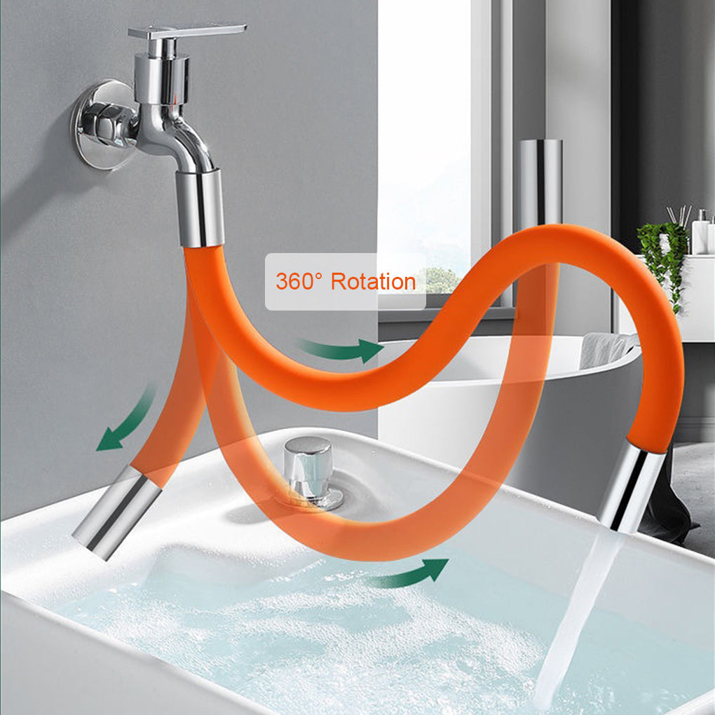 360° Rotation Faucet Extension Extender for Bathroom | Splash-Proof Universal Extension Tube