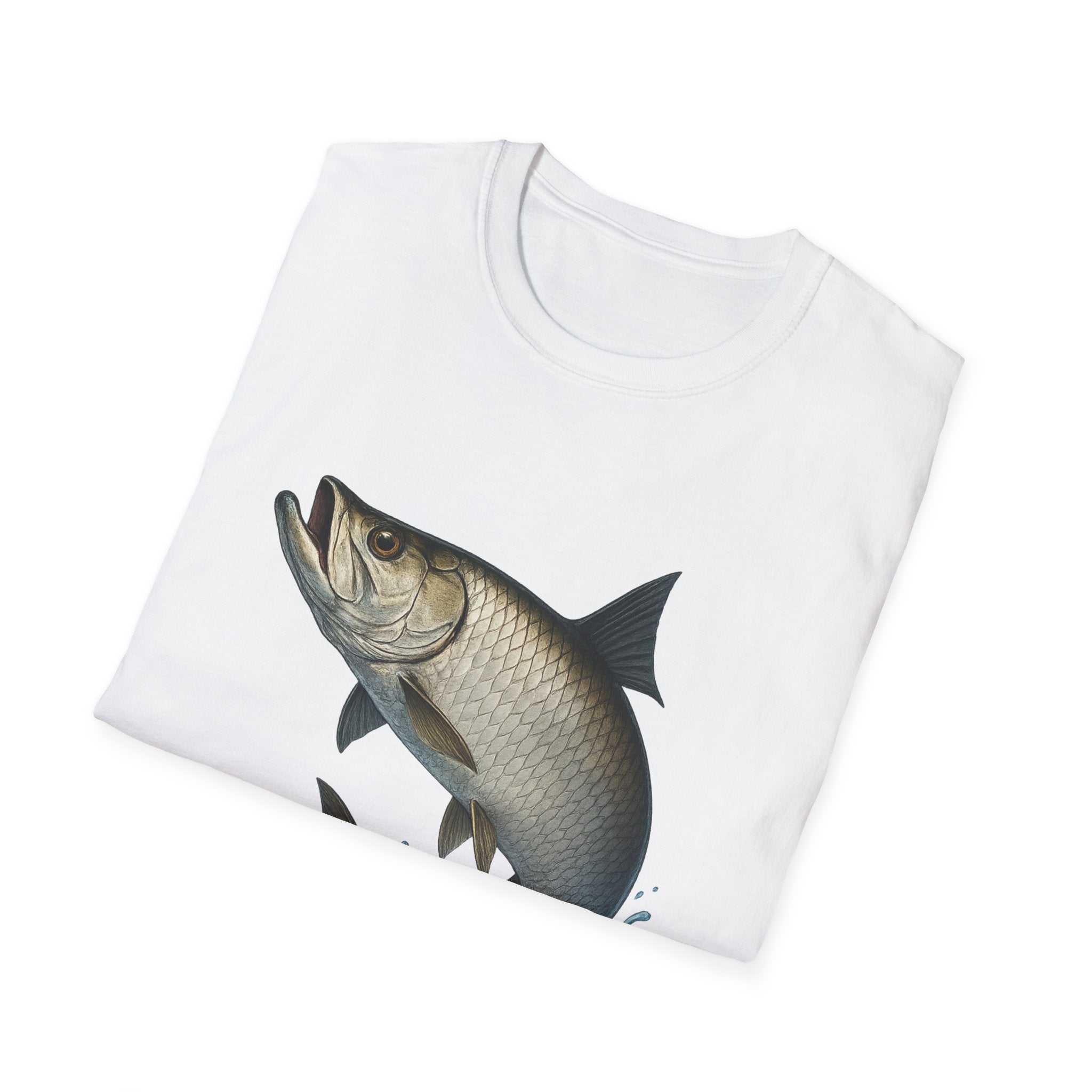 Tarpon Jump T-Shirt — Vintage Fishing Tee for Anglers