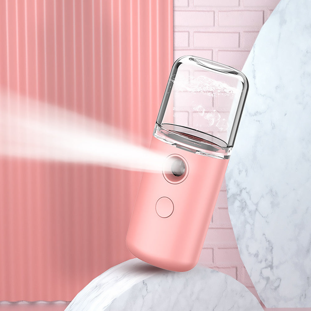 Nano Sanitizer Sprayer & Face Moisturizing Mist - USB Rechargeable Mini Hydration Machine