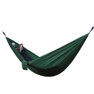 Premium Outdoor Hammock - Durable 210T Nylon Parachute Fabric, Portable & Comfortable for Camping, Hiking