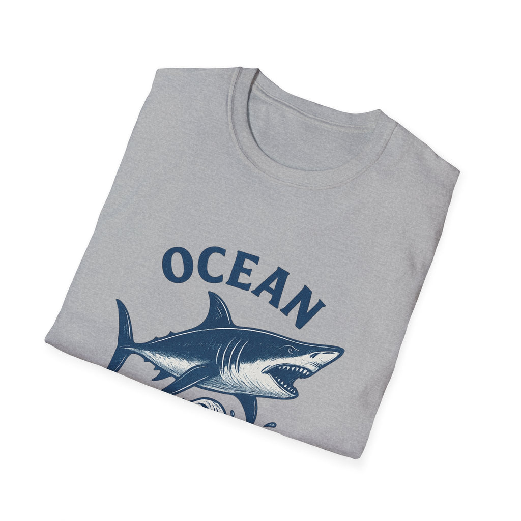 Ocean Hunter Shark T-Shirt — Graphic Marine Fishing Tee