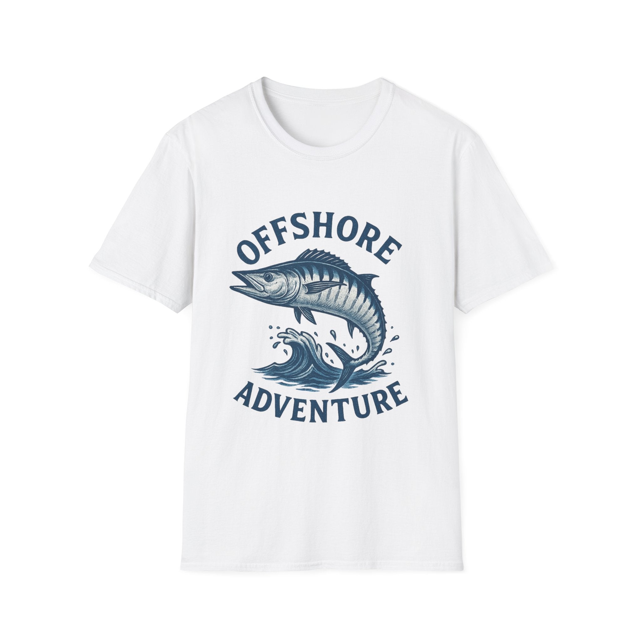 Fishing T-Shirt — "Offshore Adventure" Maritime Graphic Tee
