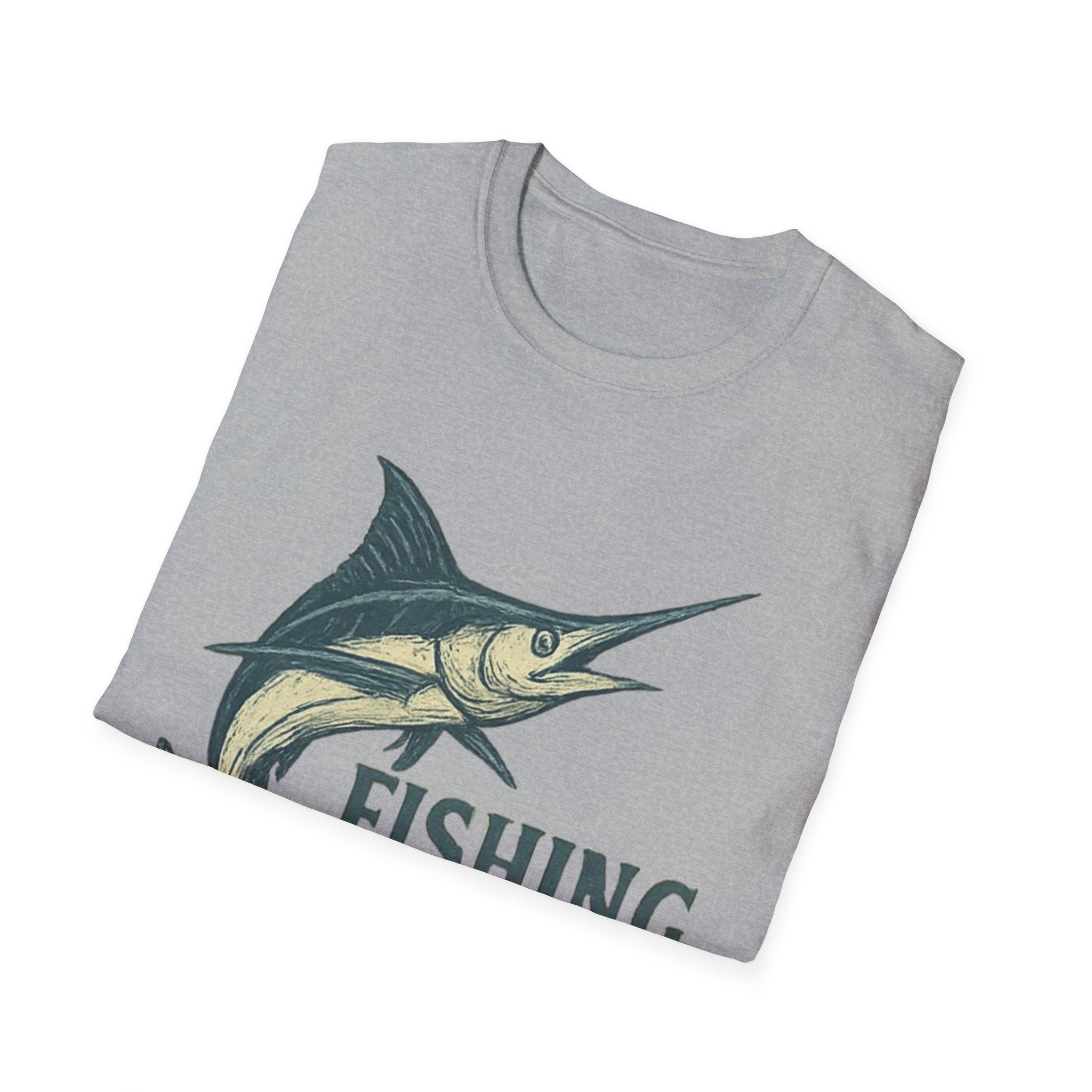 Fishing Tournament T-Shirt — Marlin Splash Graphic Tee for Anglers