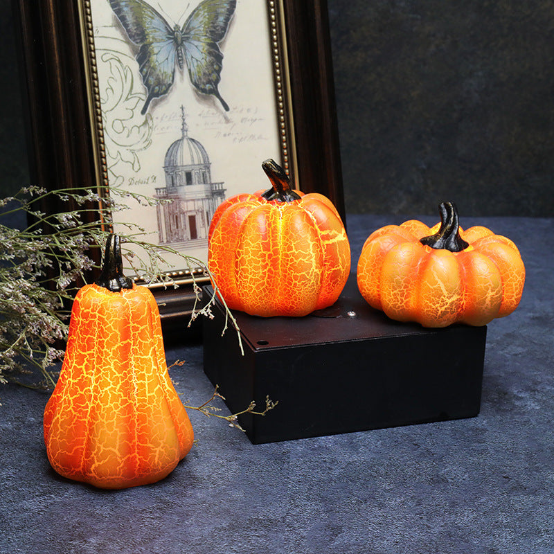 Shop Halloween Pumpkin Lanterns: LED Candle Simulation for Festive Decor