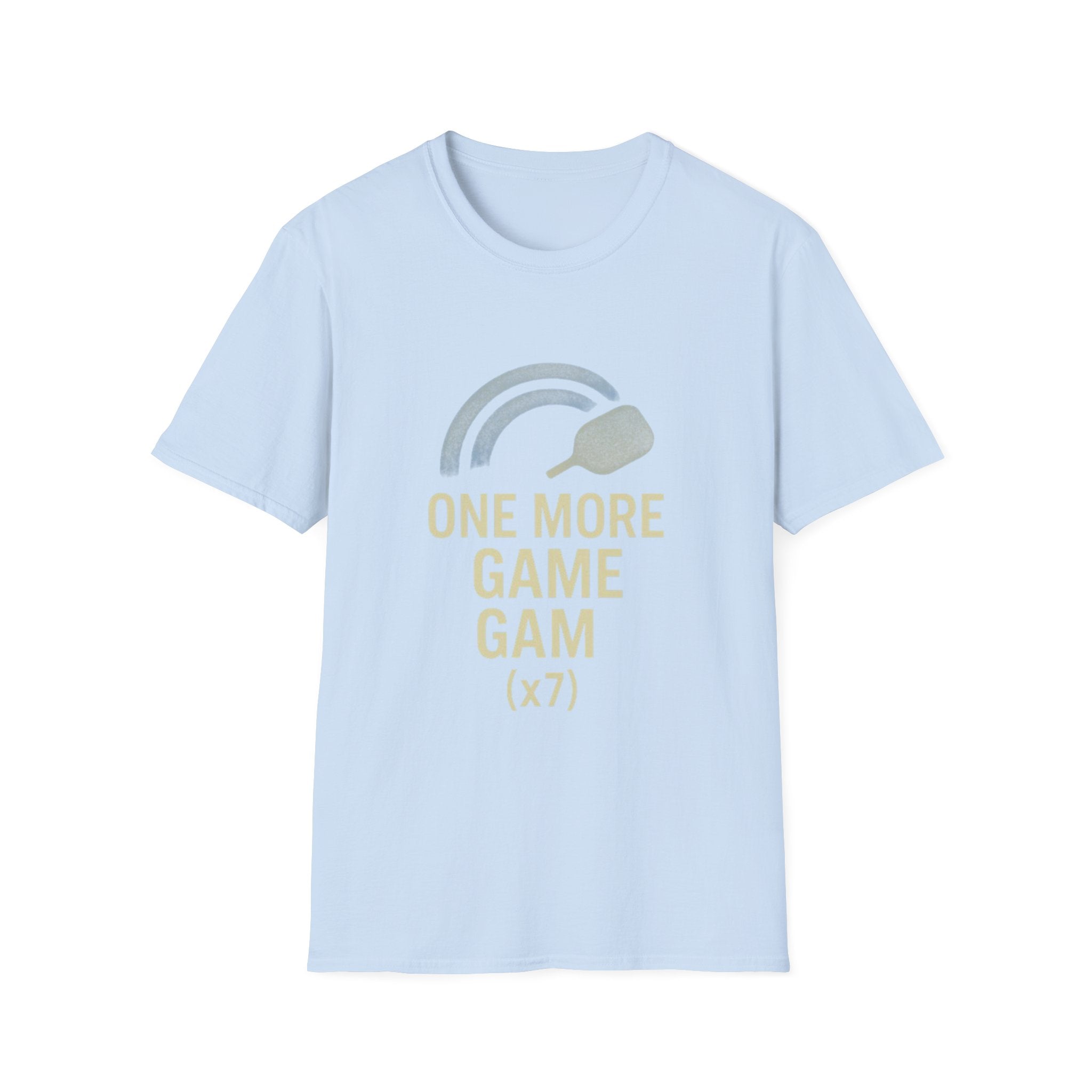 One More Game Pickleball Graphic T-Shirt