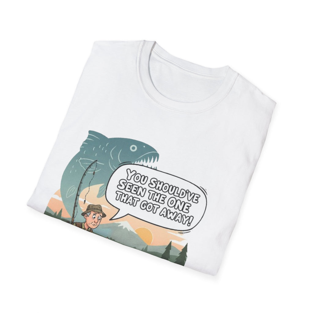 Fishing T-Shirt — "You Should've Seen The One That Got Away" Cute Camper Fishing Graphic