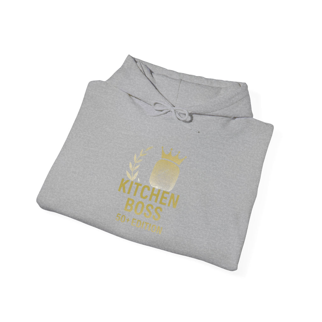 Kitchen Boss Pickleball Hoodie - 50th Edition Gold Crown Chef Gift