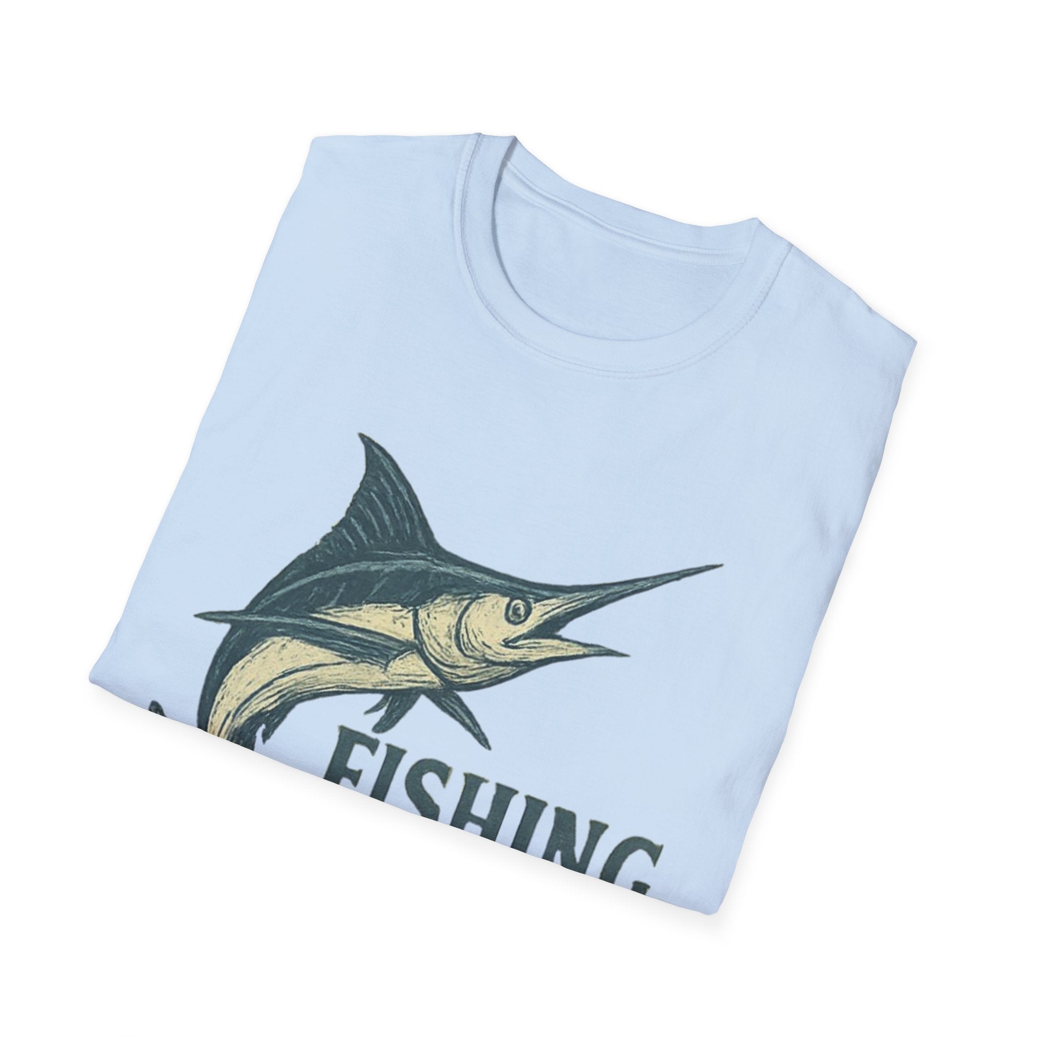 Fishing Tournament T-Shirt — Marlin Splash Graphic Tee for Anglers