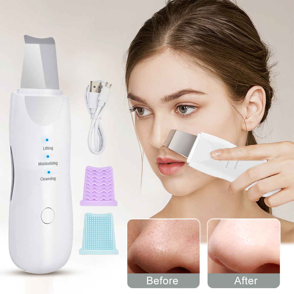 Revolutionize Your Skincare Routine with the Ultrasonic Skin Scrubber