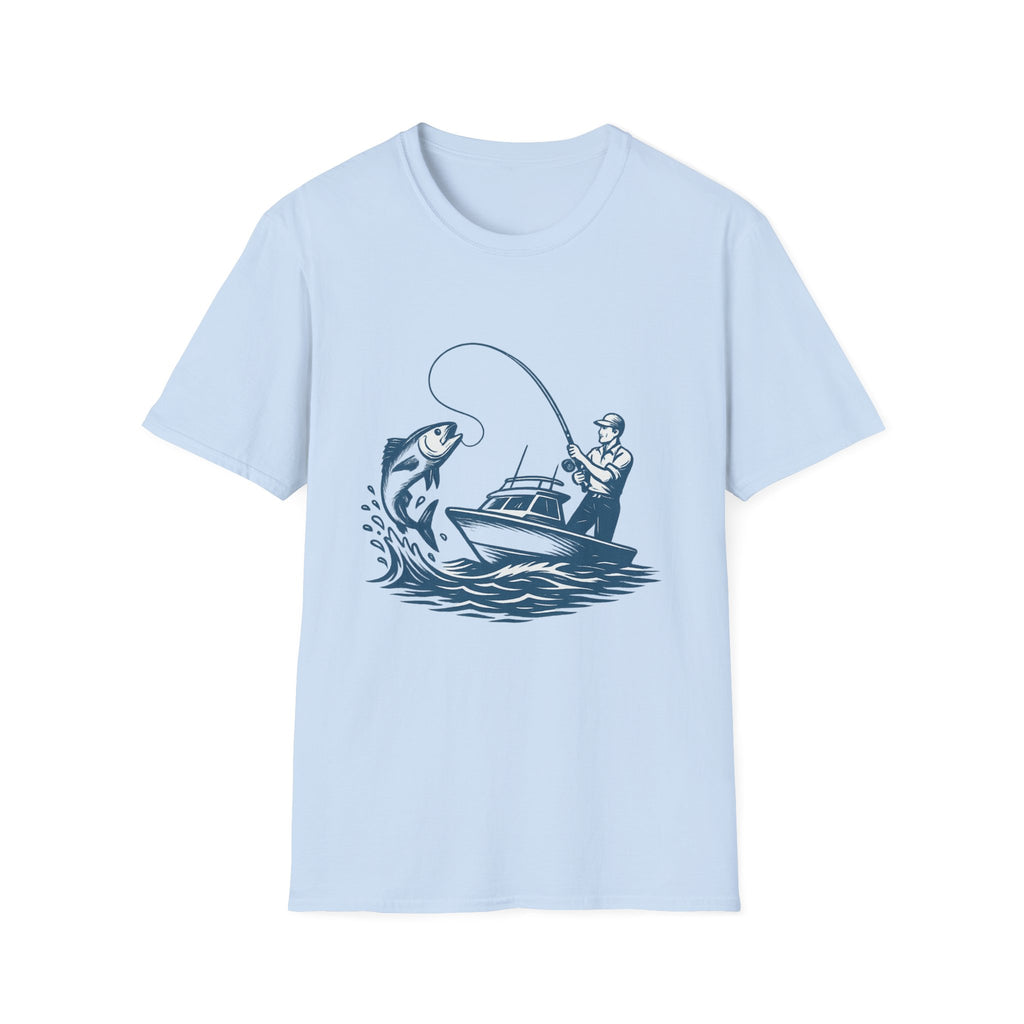 Fishing Boat T-Shirt — Angler Catch Graphic Tee
