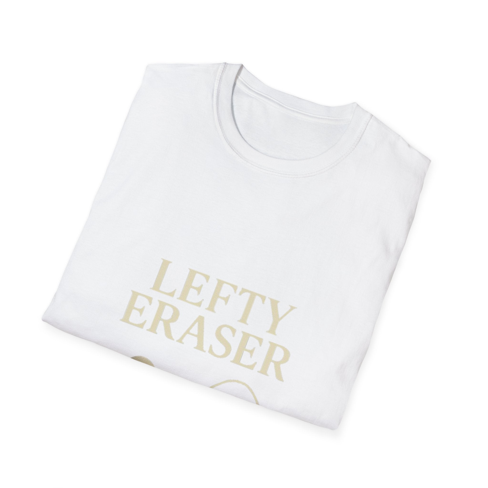 Lefty Eraser Pickleball T-Shirt — Funny Left-Handed Gifts, Left-Hand Pride Tee