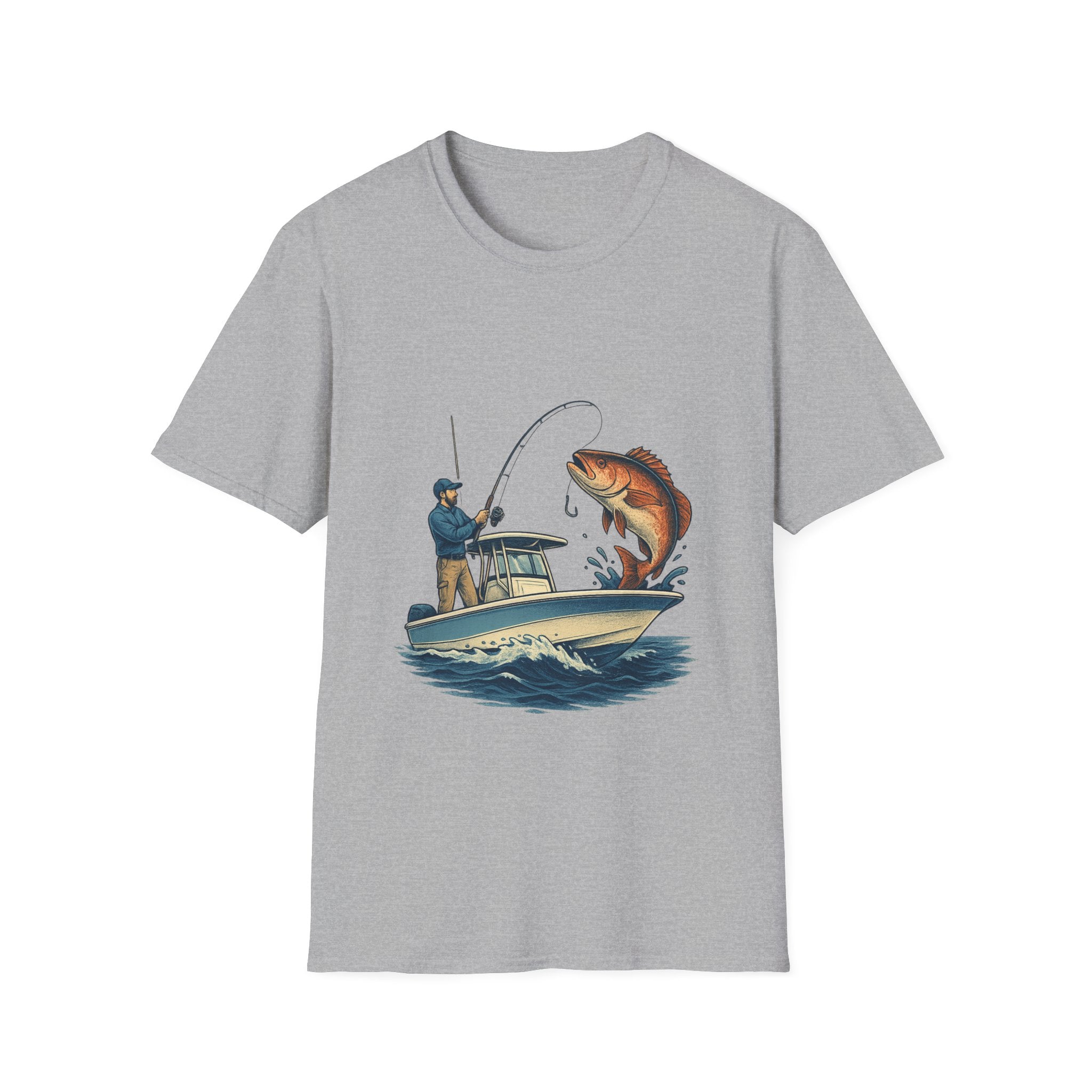 Fishing Boat T-Shirt — Big Catch Graphic Tee