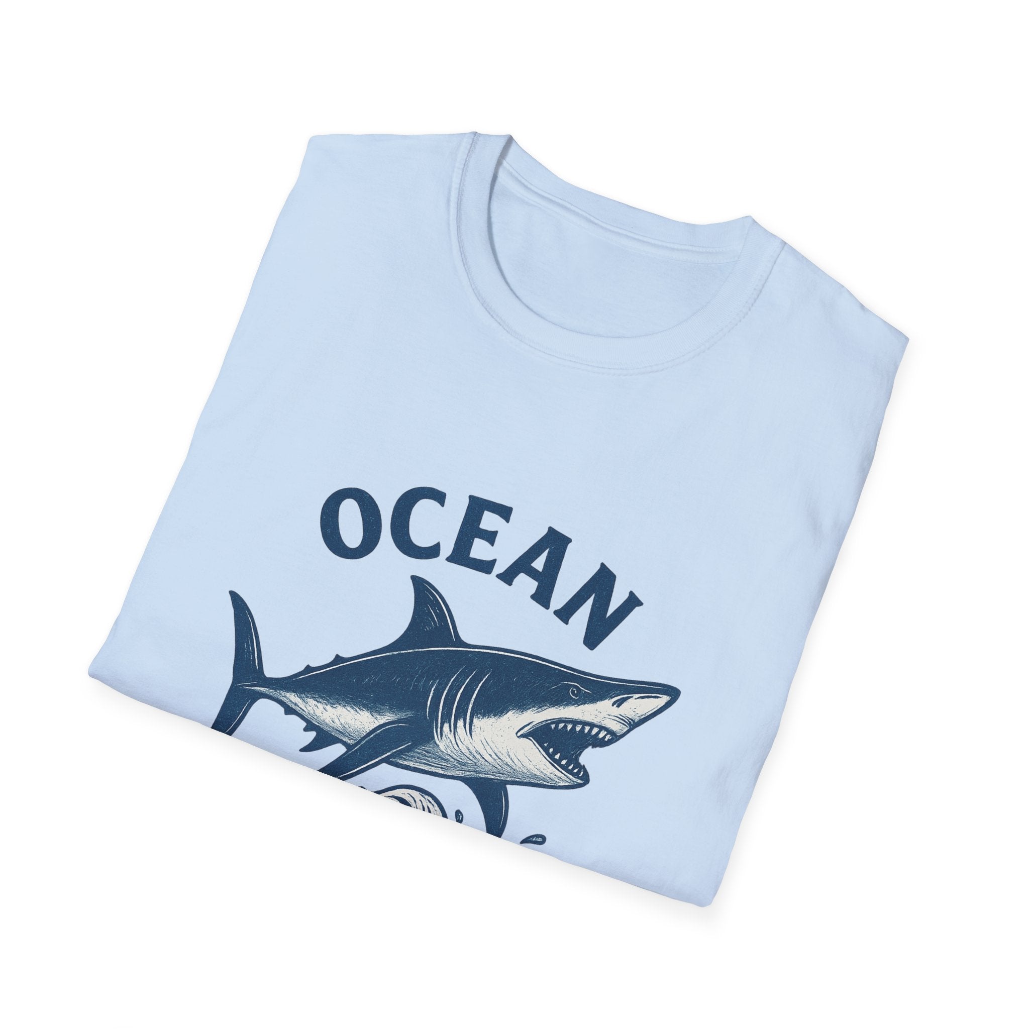Ocean Hunter Shark T-Shirt — Graphic Marine Fishing Tee