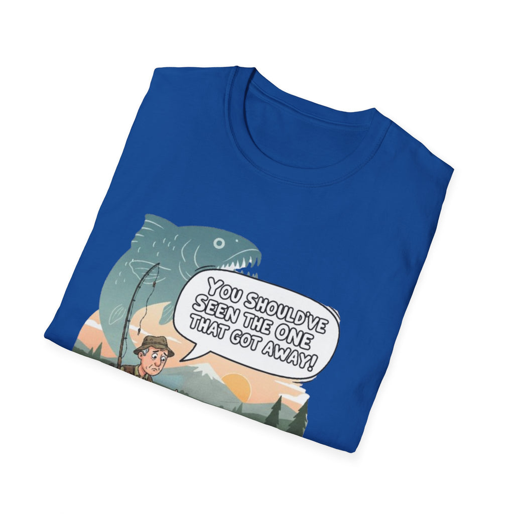 Fishing T-Shirt — "You Should've Seen The One That Got Away" Cute Camper Fishing Graphic