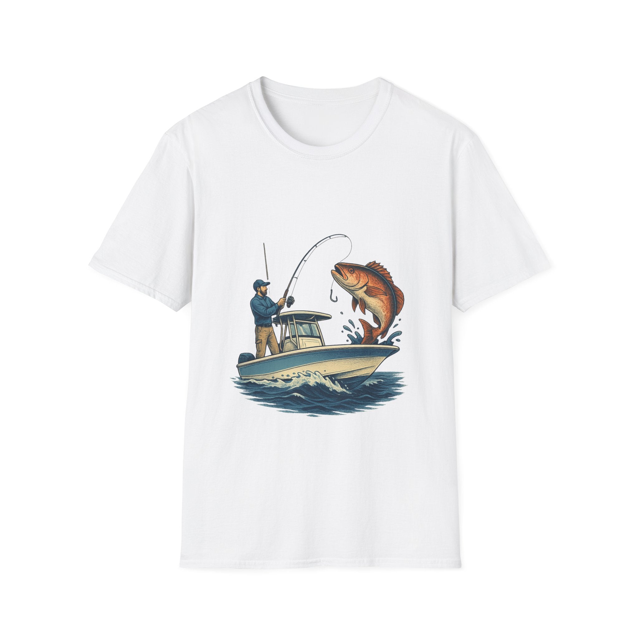 Fishing Boat T-Shirt — Big Catch Graphic Tee