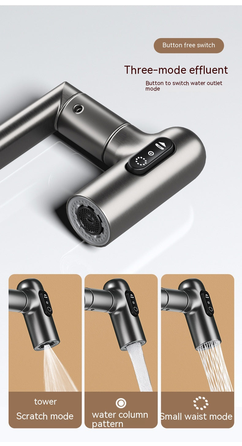 Revolutionary Digital Display Pull Faucet for Modern Kitchens