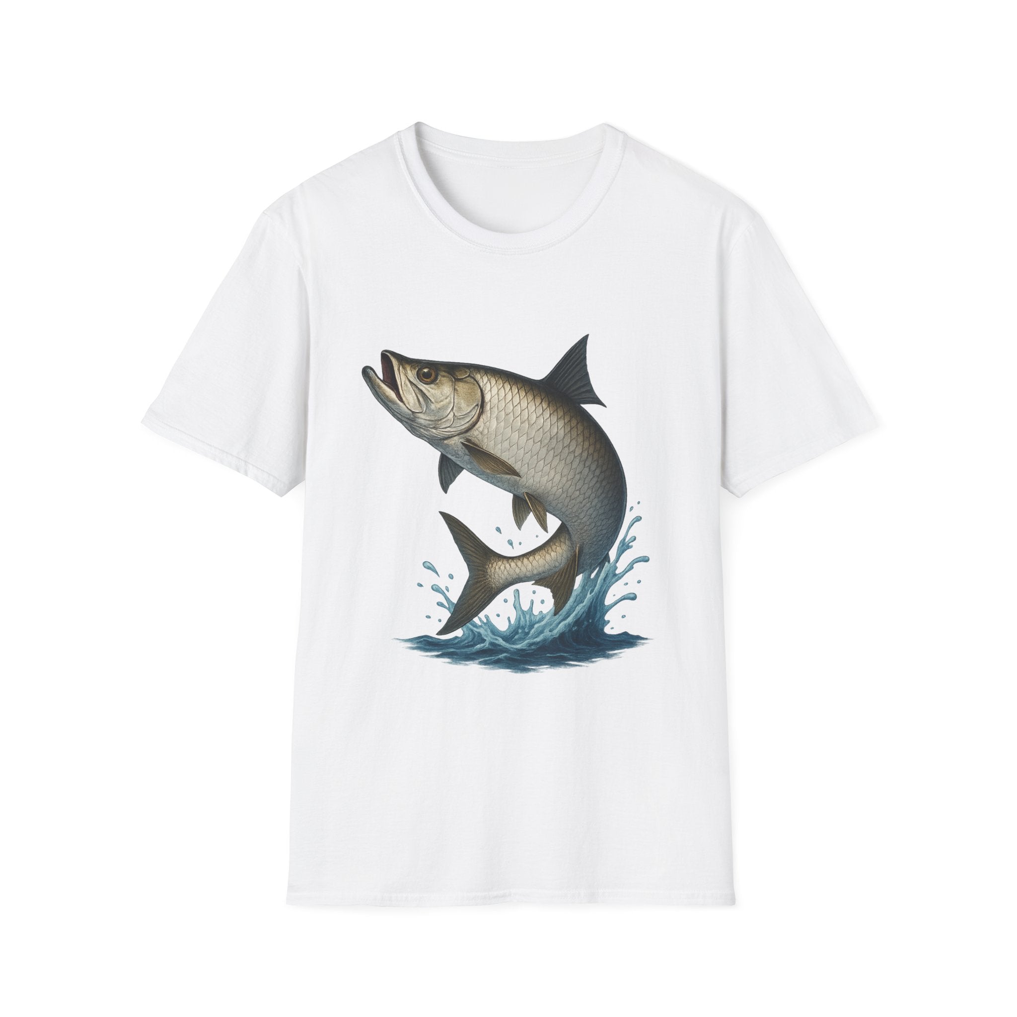 Tarpon Jump T-Shirt — Vintage Fishing Tee for Anglers