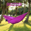 Premium Outdoor Hammock - Durable 210T Nylon Parachute Fabric, Portable & Comfortable for Camping, Hiking