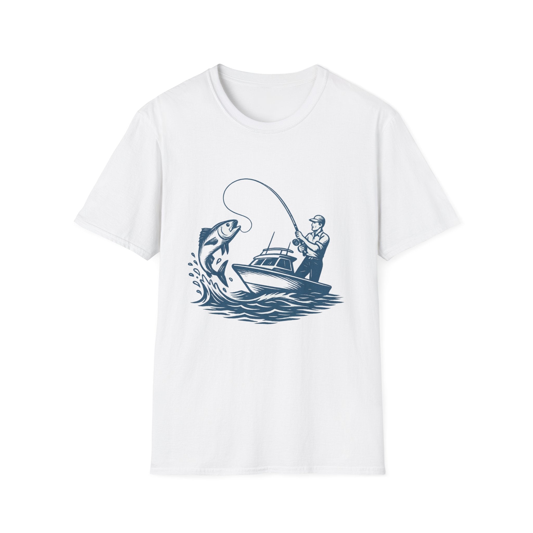 Fishing Boat T-Shirt — Angler Catch Graphic Tee