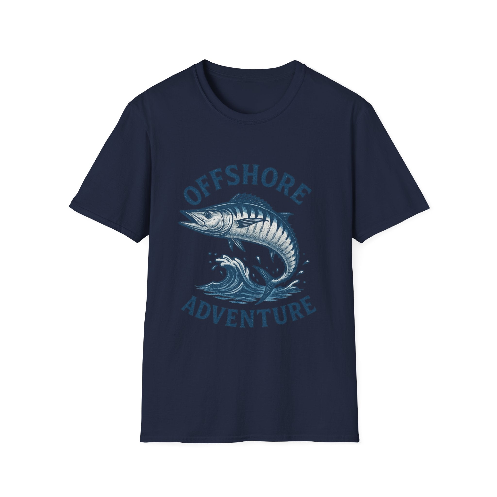 Fishing T-Shirt — "Offshore Adventure" Maritime Graphic Tee