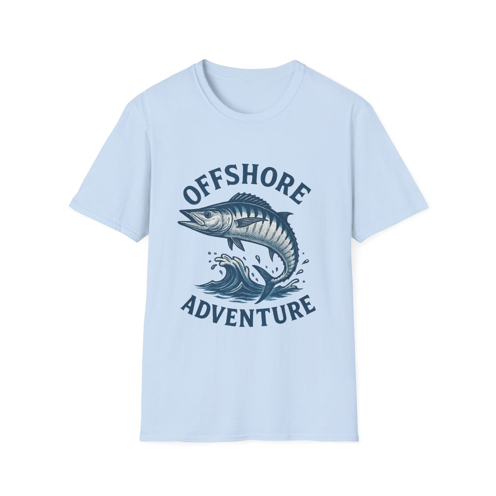 Fishing T-Shirt — "Offshore Adventure" Maritime Graphic Tee