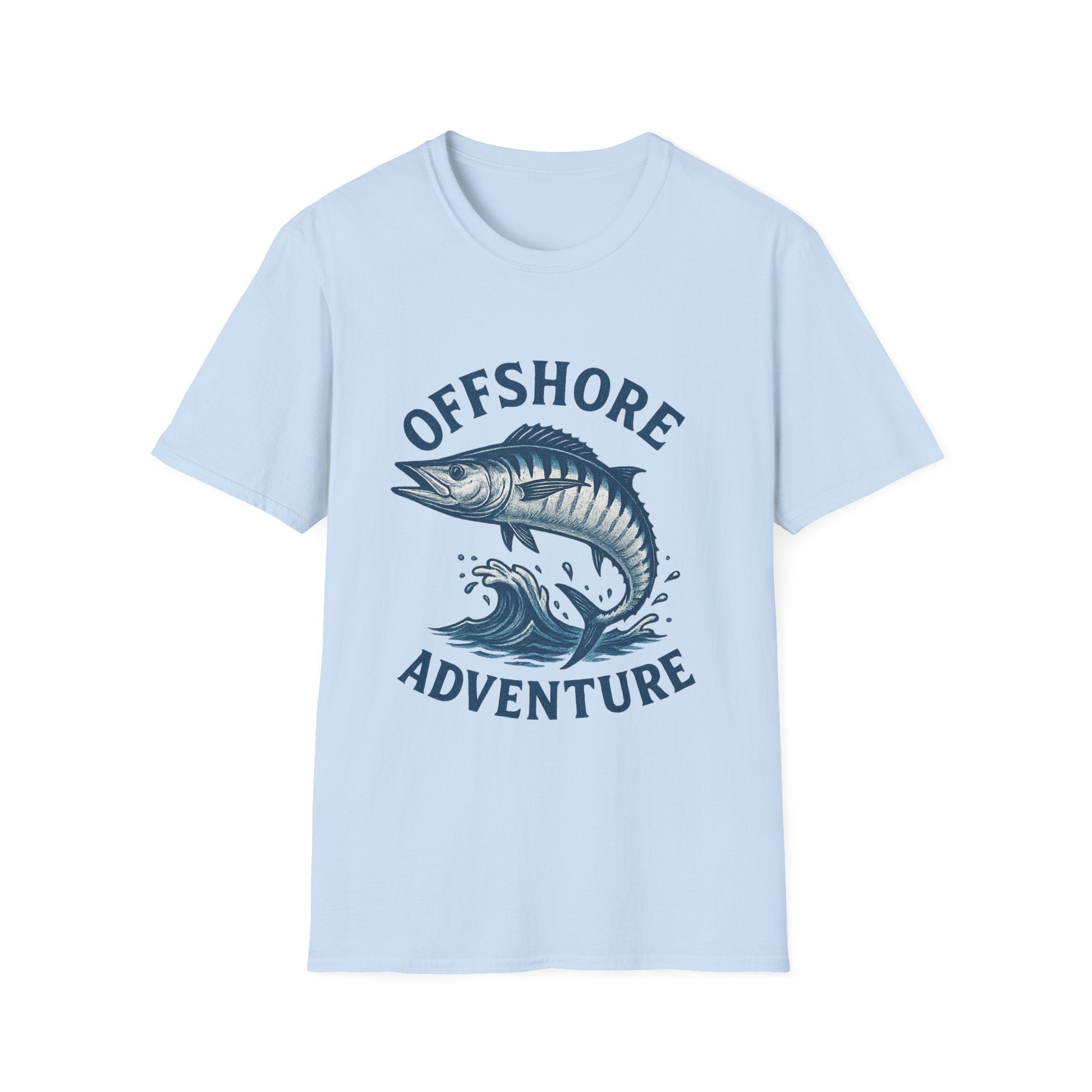 Fishing T-Shirt — "Offshore Adventure" Maritime Graphic Tee