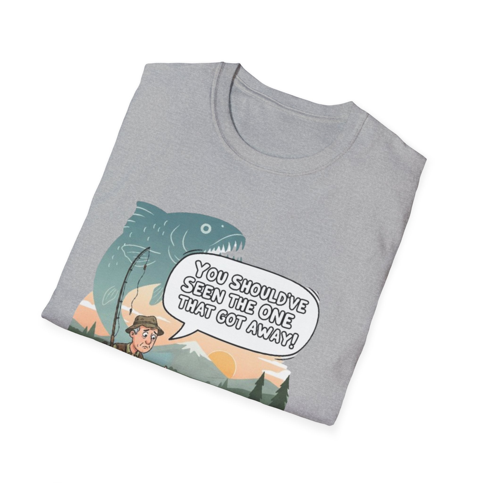 Fishing T-Shirt — "You Should've Seen The One That Got Away" Cute Camper Fishing Graphic