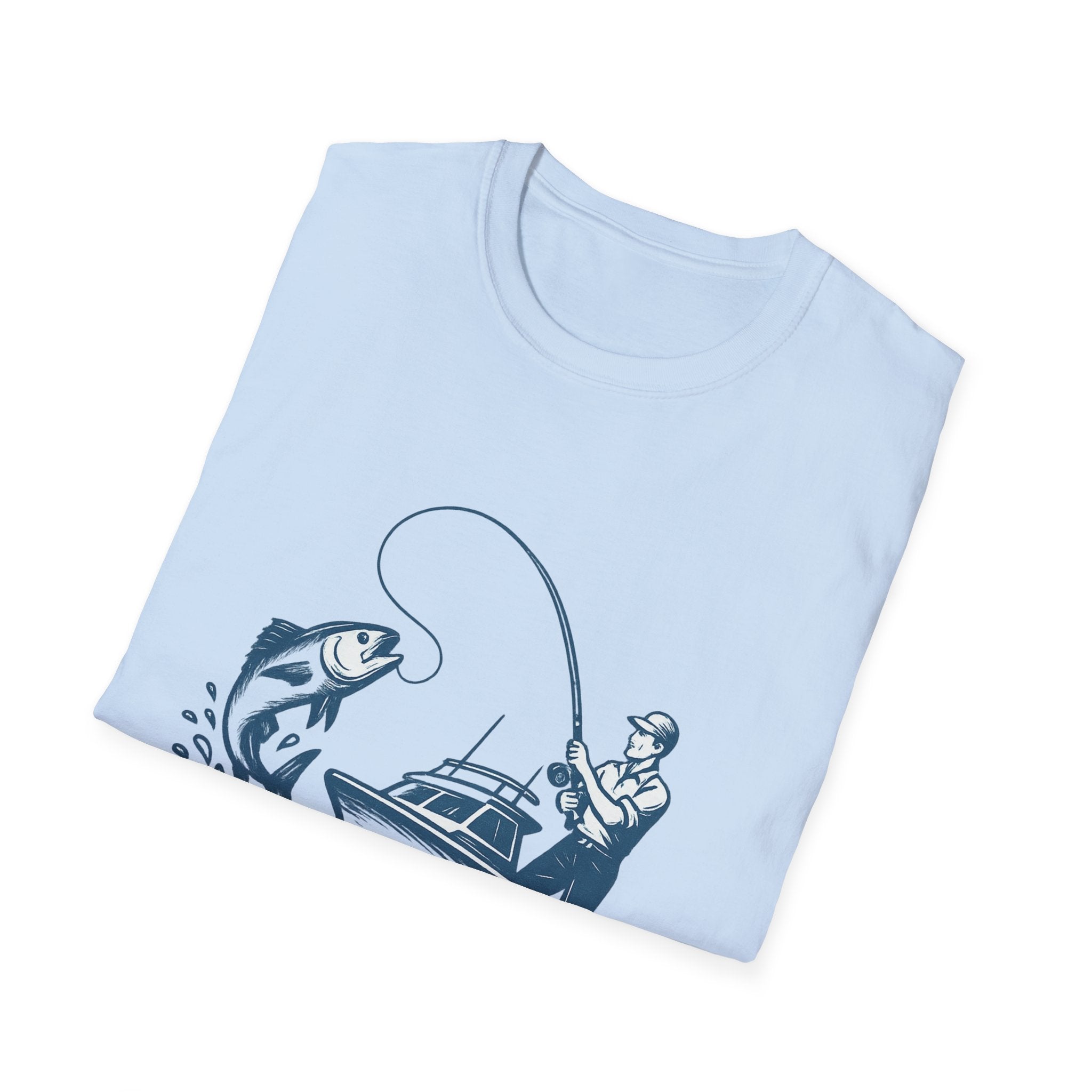 Fishing Boat T-Shirt — Angler Catch Graphic Tee