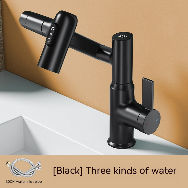 Revolutionary Digital Display Pull Faucet for Modern Kitchens