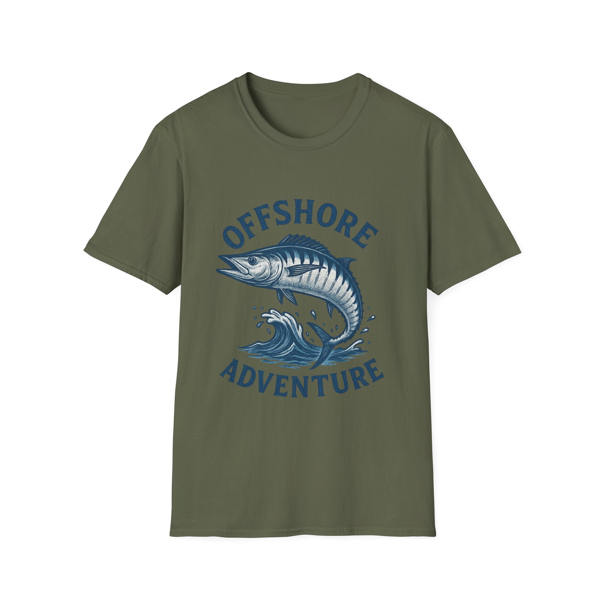 Fishing T-Shirt — "Offshore Adventure" Maritime Graphic Tee