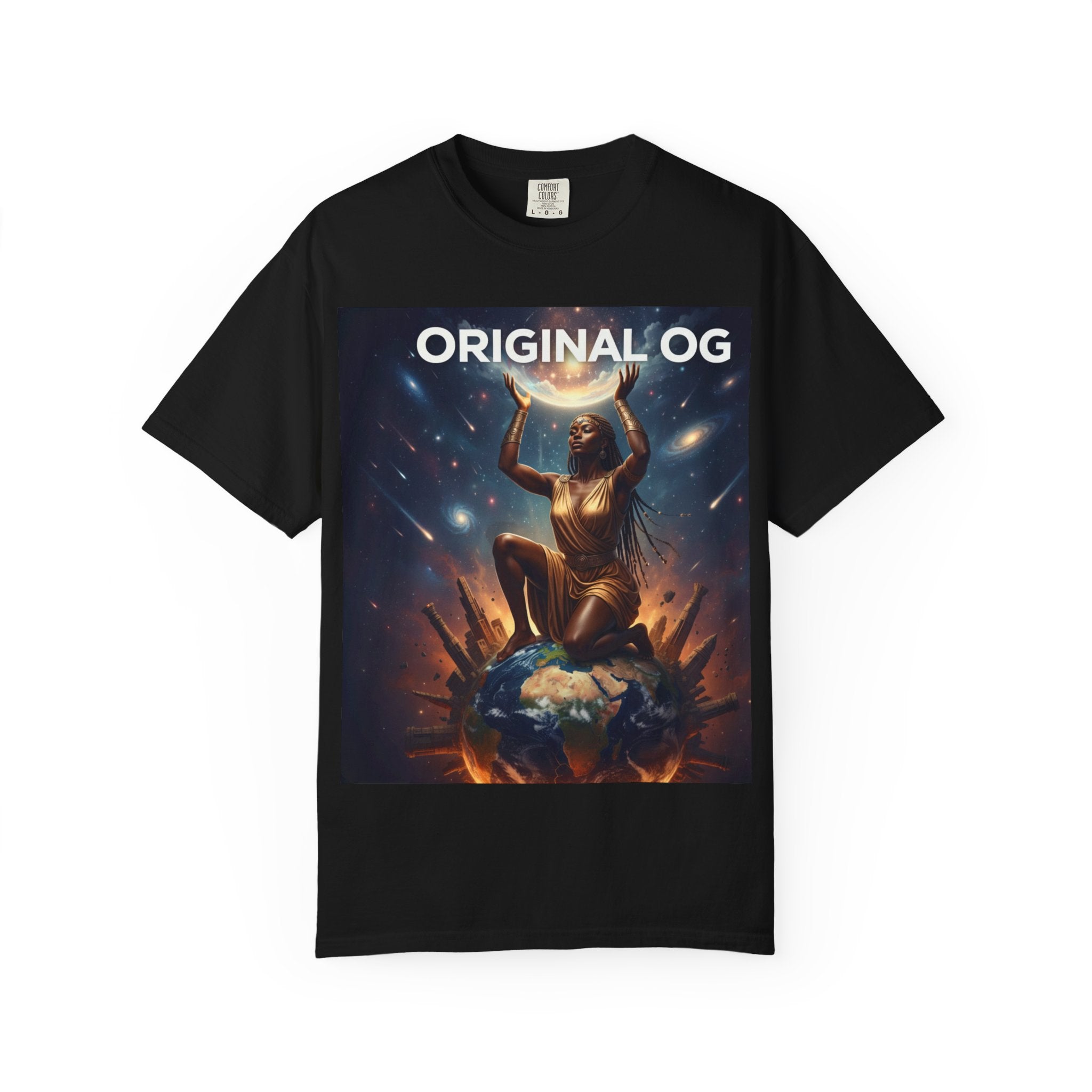Original OG T-Shirt — Vintage Cosmic Goddess Graphic Tee
