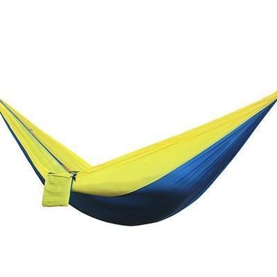 Premium Outdoor Hammock - Durable 210T Nylon Parachute Fabric, Portable & Comfortable for Camping, Hiking