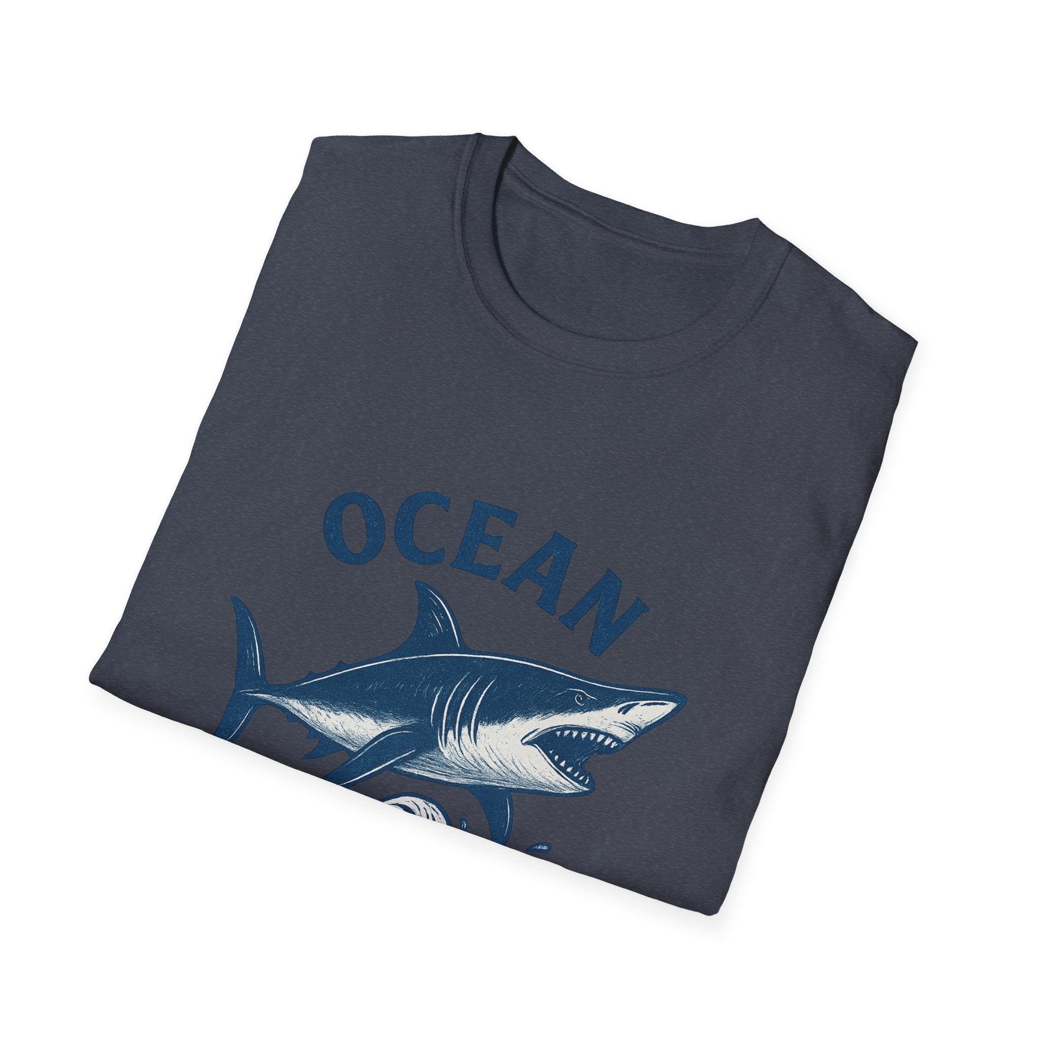 Ocean Hunter Shark T-Shirt — Graphic Marine Fishing Tee