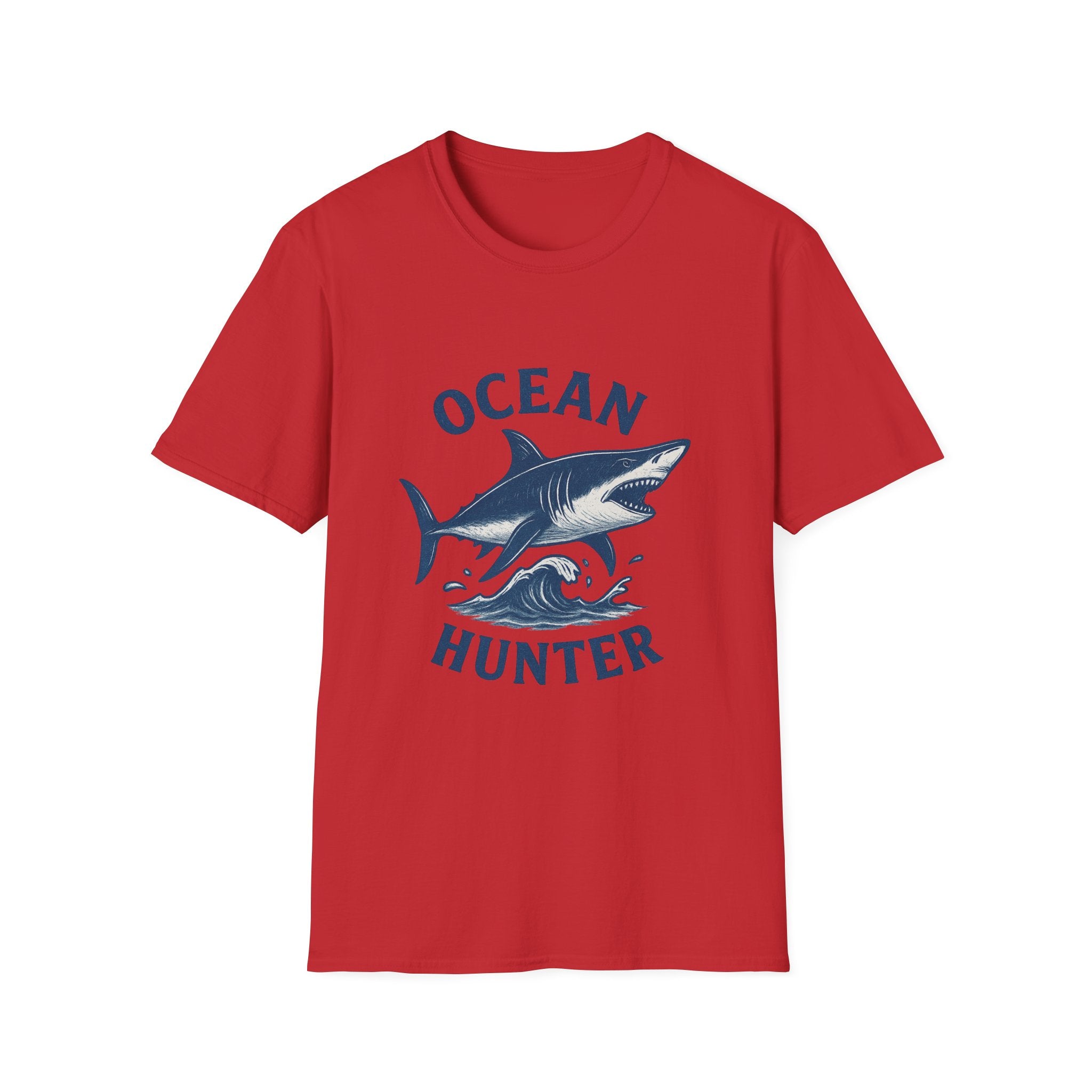 Ocean Hunter Shark T-Shirt — Graphic Marine Fishing Tee