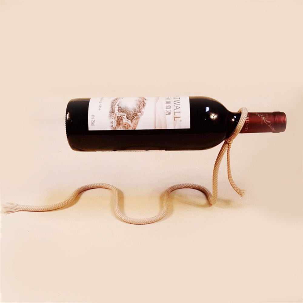 Unique Magic Illusion Floating Wine Bottle Holder - Enhance Your Bar's Elegance