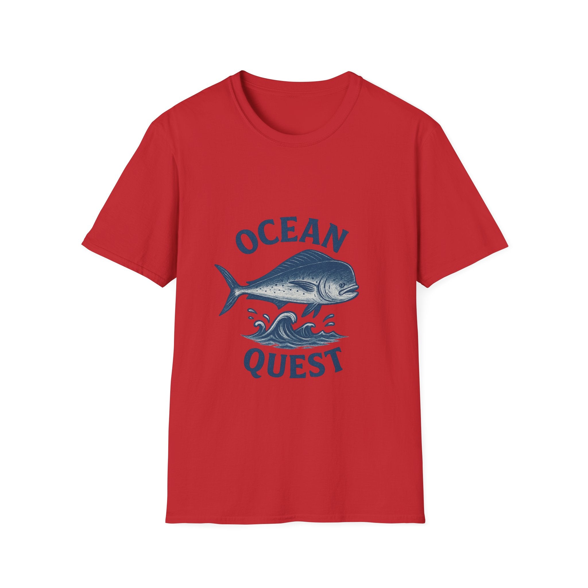 Ocean Quest T-Shirt — Vintage Tuna Fish Graphic Tee for Fishermen & Beach Lovers