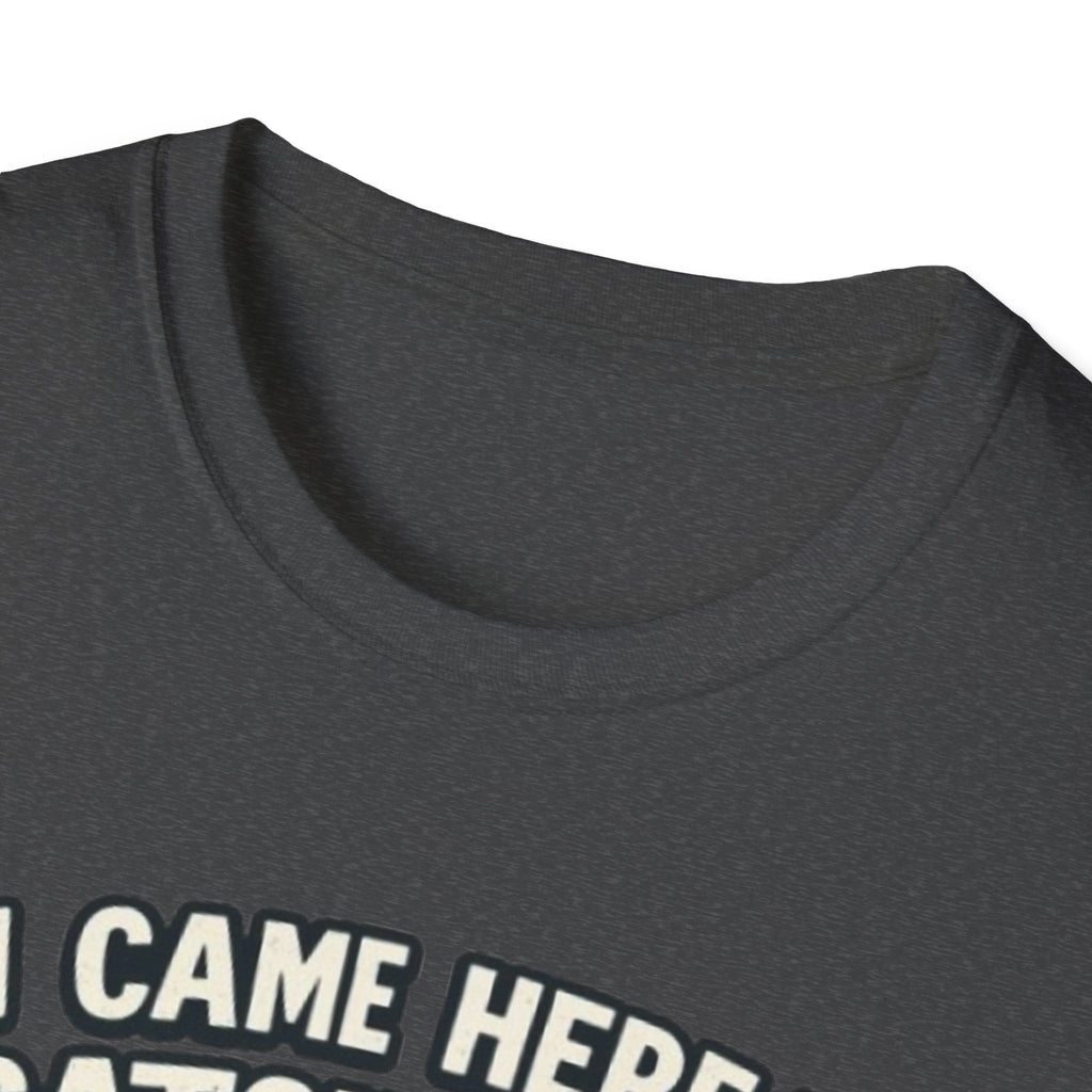 Fishing T-Shirt — "I Came Here To Catch Fish, Not These Hands" Funny Angler Tee