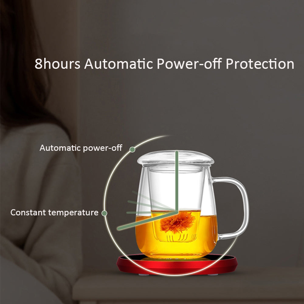 Adjustable USB Cup Warmer for Coffee & Tea - Keep Your Drink Hot