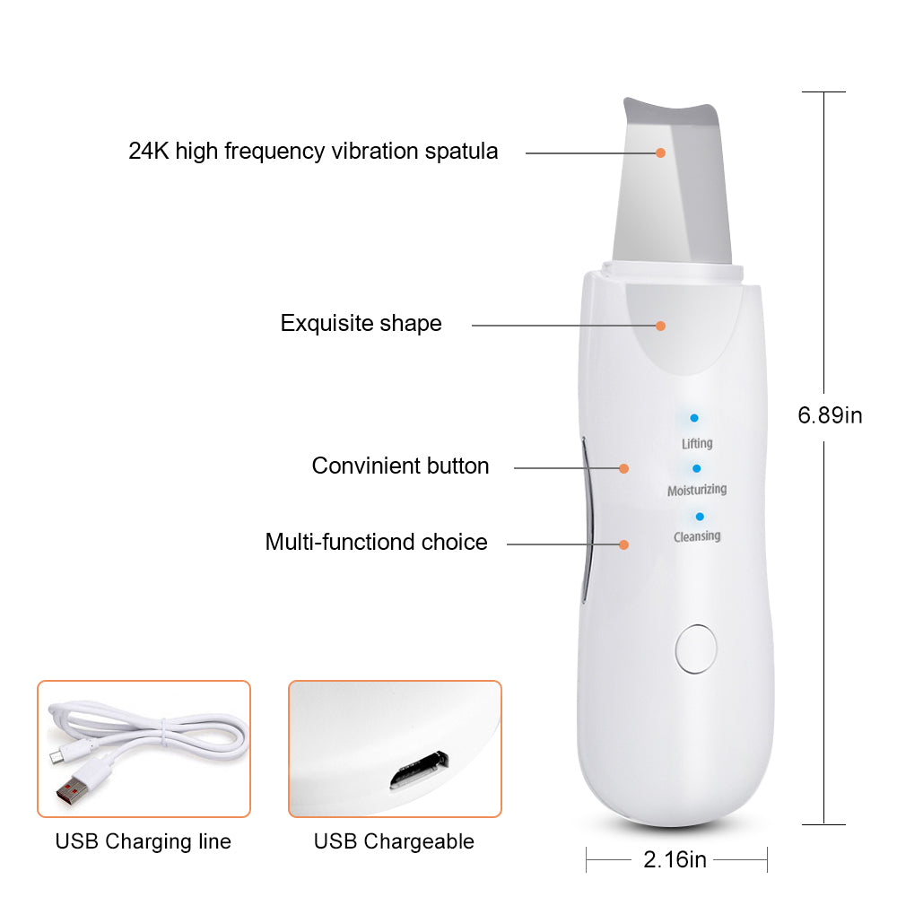 Revolutionize Your Skincare Routine with the Ultrasonic Skin Scrubber