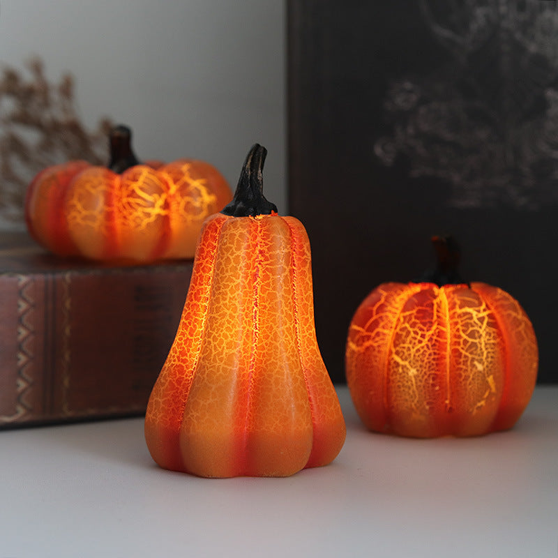 Shop Halloween Pumpkin Lanterns: LED Candle Simulation for Festive Decor