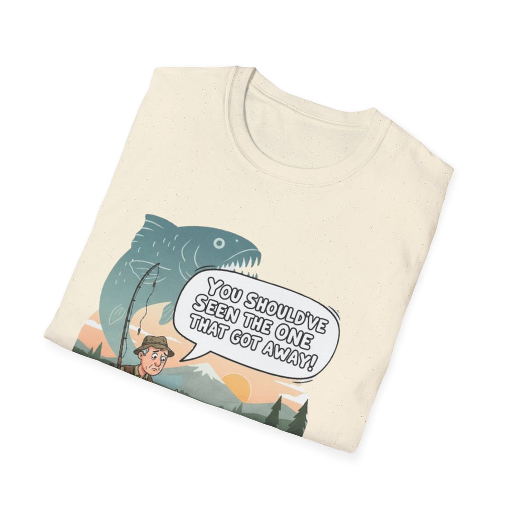 Fishing T-Shirt — "You Should've Seen The One That Got Away" Cute Camper Fishing Graphic