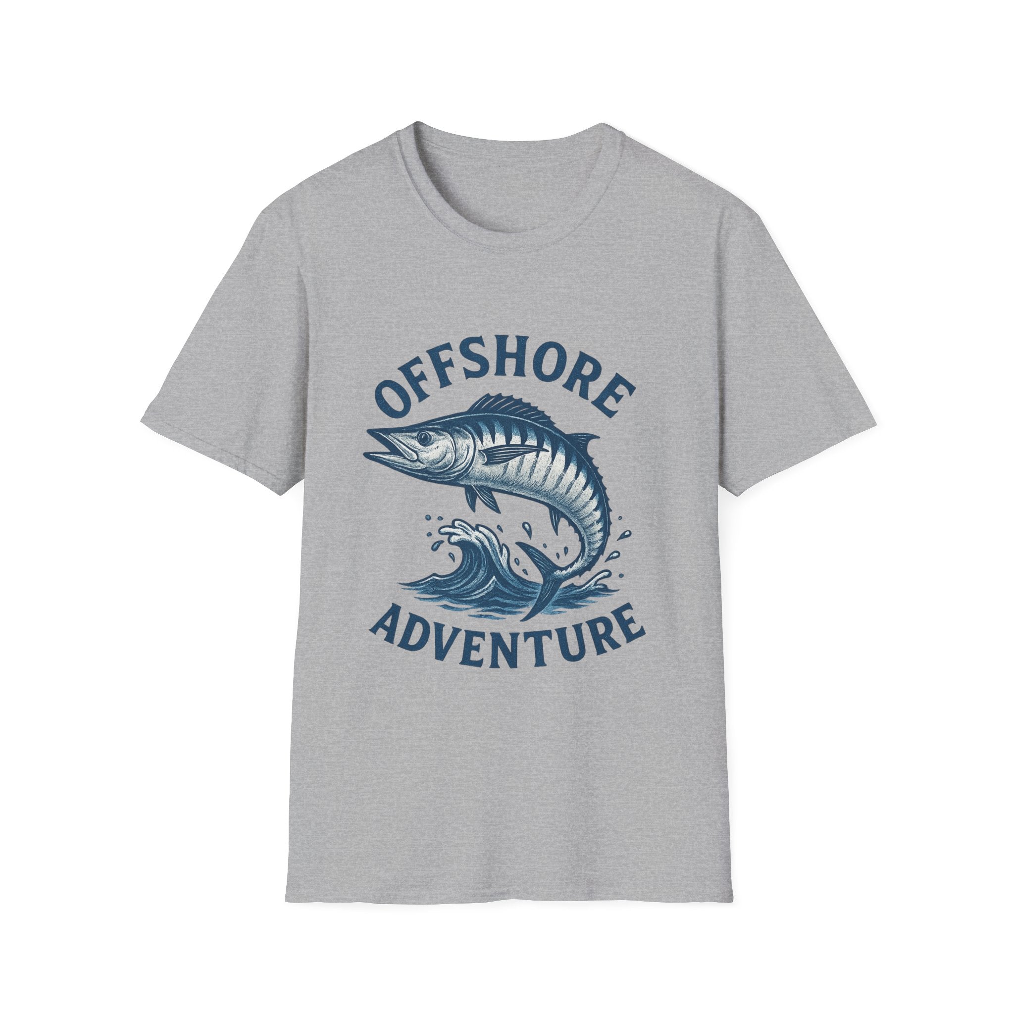 Fishing T-Shirt — "Offshore Adventure" Maritime Graphic Tee