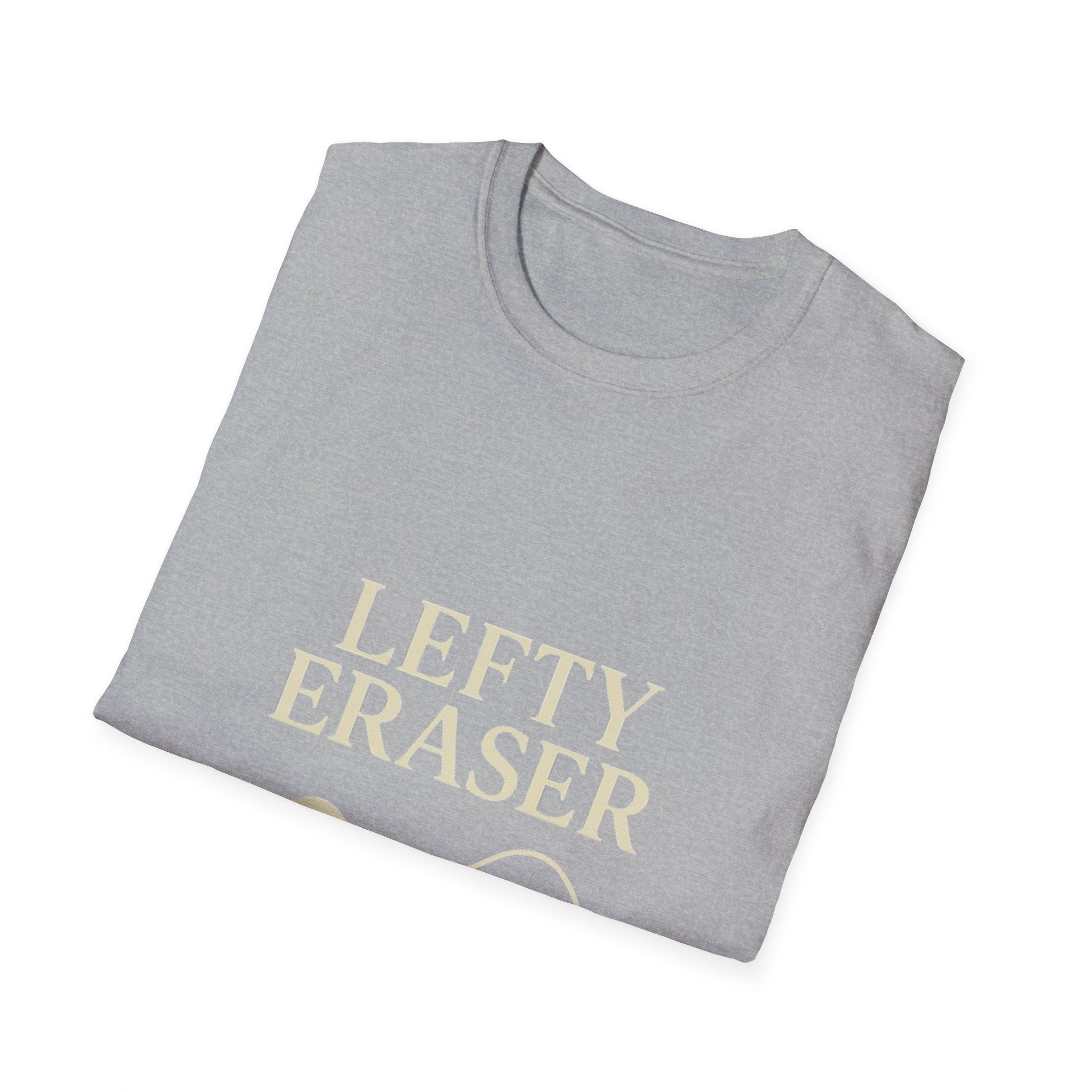 Lefty Eraser Pickleball T-Shirt — Funny Left-Handed Gifts, Left-Hand Pride Tee
