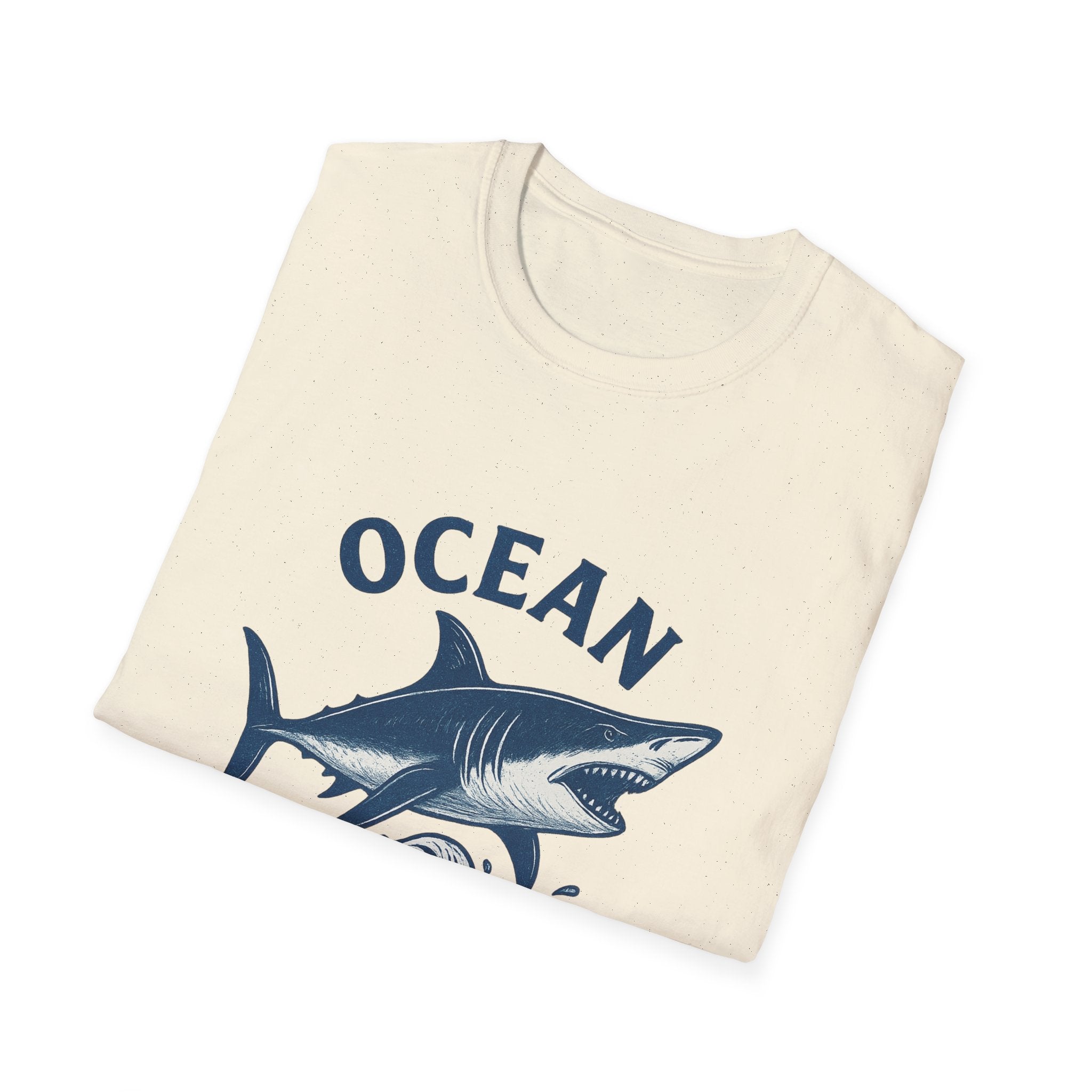 Ocean Hunter Shark T-Shirt — Graphic Marine Fishing Tee