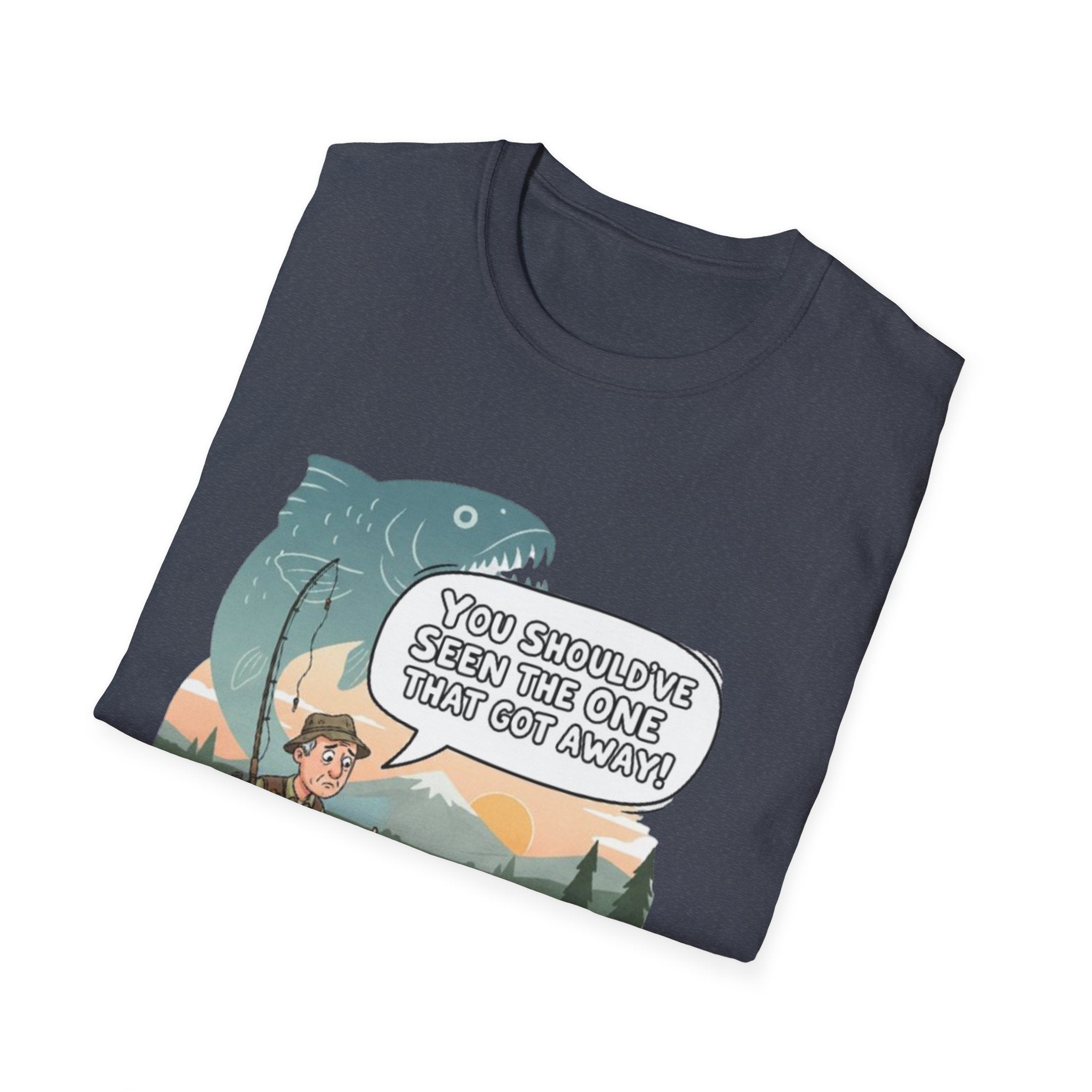 Fishing T-Shirt — "You Should've Seen The One That Got Away" Cute Camper Fishing Graphic