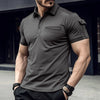 Men's Muscle Fit Polo Shirt for Exercise & Casual Wear