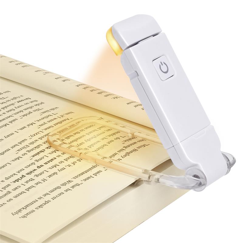 Adjustable LED Book Light - USB Rechargeable & Eye Protection