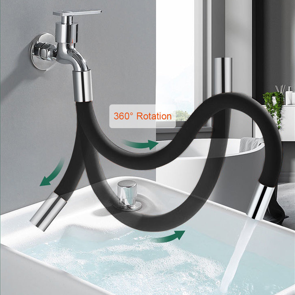 360° Rotation Faucet Extension Extender for Bathroom | Splash-Proof Universal Extension Tube