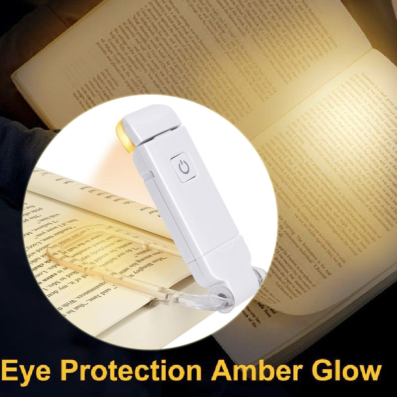 Adjustable LED Book Light - USB Rechargeable & Eye Protection