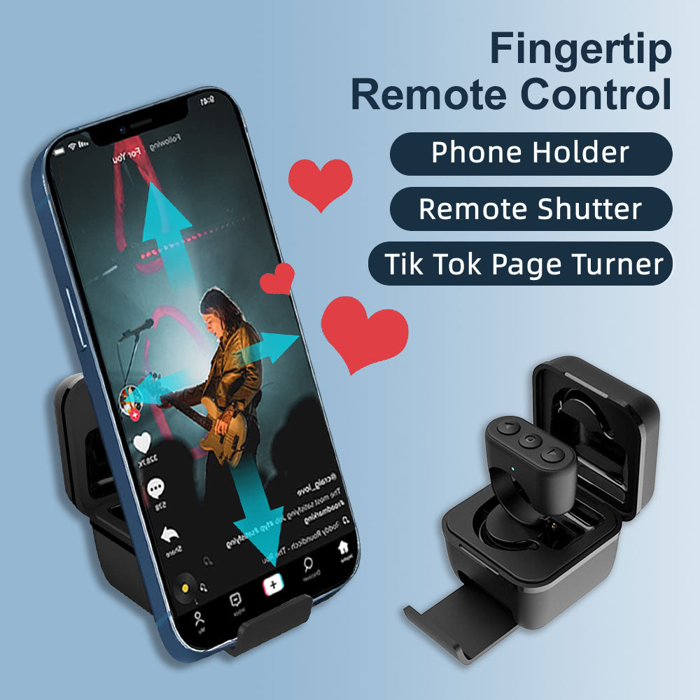 Revolutionize Your TikTok Experience with the Bluetooth Fingertip Video Controller